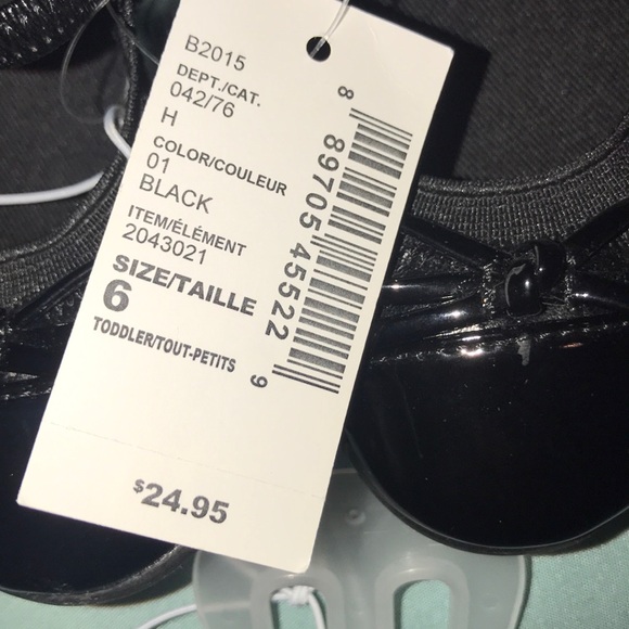 NWT Black Patent Girls Dress Shoes - Picture 5 of 6